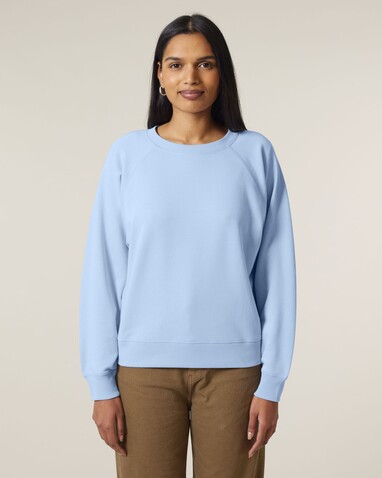 Stella Clara - Das Damen-Raglan-Rundhals-Sweatshirt - Blue Soul - L bedrucken, Art.-Nr. STSW217C1491L Stella Clara - Das Damen-Raglan-Rundhals-Sweatshirt - Blue Soul - L bedrucken, Art.-Nr. STSW217C1491L