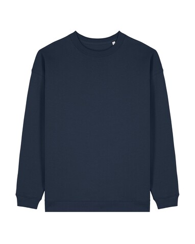 Stella Paloma - Das Oversized Damen-Rundhals-Sweatshirt - French Navy - S bedrucken, Art.-Nr. STSW218C7271S