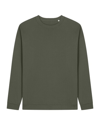 Stella Paloma - Das Oversized Damen-Rundhals-Sweatshirt - Khaki - S bedrucken, Art.-Nr. STSW218C2231S Stella Paloma - Das Oversized Damen-Rundhals-Sweatshirt - Khaki - S bedrucken, Art.-Nr. STSW218C2231S