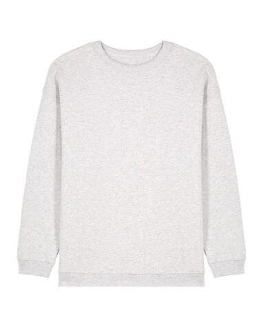 Stella Paloma - Das Oversized Damen-Rundhals-Sweatshirt - Cool Heather Grey - M bedrucken, Art.-Nr. STSW218C1461M