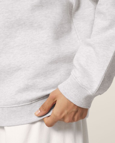 Stella Paloma - Das Oversized Damen-Rundhals-Sweatshirt - Cool Heather Grey - M bedrucken, Art.-Nr. STSW218C1461M