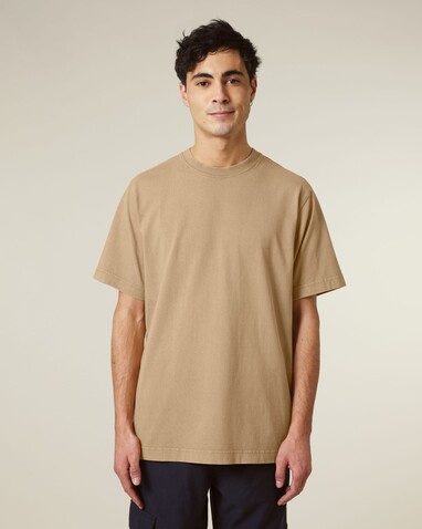 Freestyler Vintage - Das schwere Garment-Dyed Unisex-T-Shirt - G. Dyed Latte - 3XL bedrucken, Art.-Nr. STTU073C7333X