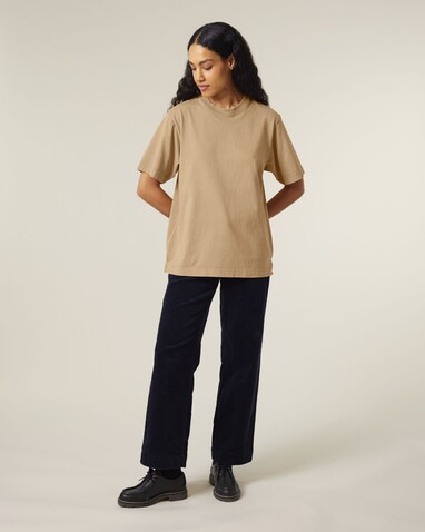 Freestyler Vintage - Das schwere Garment-Dyed Unisex-T-Shirt - G. Dyed Latte - 3XL bedrucken, Art.-Nr. STTU073C7333X