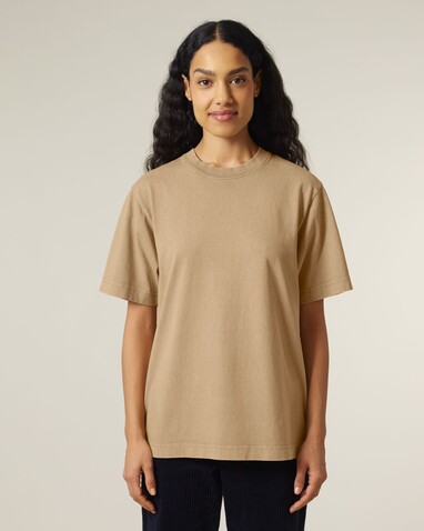 Freestyler Vintage - Das schwere Garment-Dyed Unisex-T-Shirt - G. Dyed Latte - 3XL bedrucken, Art.-Nr. STTU073C7333X