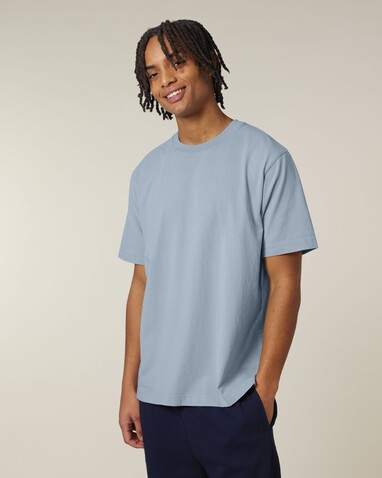 Freestyler Vintage - Das schwere Garment-Dyed Unisex-T-Shirt - G. Dyed Blue Stone - S bedrucken, Art.-Nr. STTU073C7321S