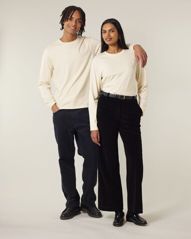 Creator 2.0 Long Sleeve - Das Iconic Langarm-Unisex-T-Shirt - Natural Raw - S bedrucken, Art.-Nr. STTU199C0541S