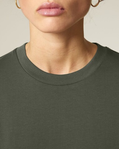 Creator 2.0 Long Sleeve - Das Iconic Langarm-Unisex-T-Shirt - Khaki - XL bedrucken, Art.-Nr. STTU199C2231X