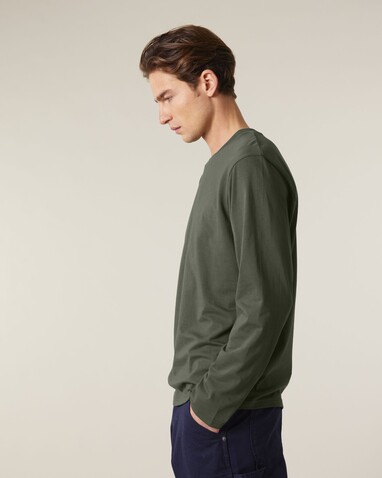 Creator 2.0 Long Sleeve - Das Iconic Langarm-Unisex-T-Shirt - Khaki - XL bedrucken, Art.-Nr. STTU199C2231X