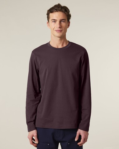 Creator 2.0 Long Sleeve - Das Iconic Langarm-Unisex-T-Shirt - Red Brown - XS bedrucken, Art.-Nr. STTU199C116XS