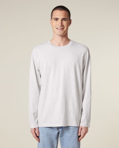 Creator 2.0 Long Sleeve - Das Iconic Langarm-Unisex-T-Shirt - Cool Heather Grey - 3XL bedrucken, Art.-Nr. STTU199C1463X