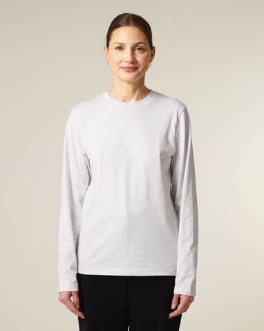 Creator 2.0 Long Sleeve - Das Iconic Langarm-Unisex-T-Shirt - Cool Heather Grey - 3XL bedrucken, Art.-Nr. STTU199C1463X