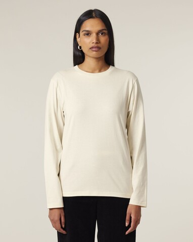 Creator 2.0 Long Sleeve - Das Iconic Langarm-Unisex-T-Shirt - Natural Raw - XXS bedrucken, Art.-Nr. STTU199C0542S