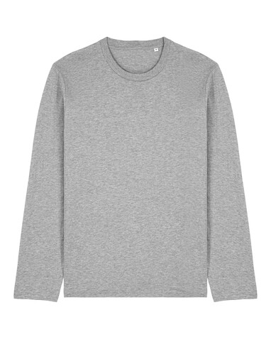 Creator 2.0 Long Sleeve - Das Iconic Langarm-Unisex-T-Shirt - Heather Grey - M bedrucken, Art.-Nr. STTU199C2501M