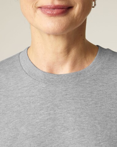 Creator 2.0 Long Sleeve - Das Iconic Langarm-Unisex-T-Shirt - Heather Grey - XL bedrucken, Art.-Nr. STTU199C2501X