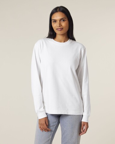 Freestyler Long Sleeve - Das schwere Langarm-Unisex-T-Shirt - White - M bedrucken, Art.-Nr. STTU200C0011M Freestyler Long Sleeve - Das schwere Langarm-Unisex-T-Shirt - White - M bedrucken, Art.-Nr. STTU200C0011M