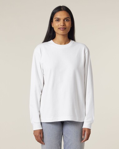 Freestyler Long Sleeve - Das schwere Langarm-Unisex-T-Shirt - White - 3XL bedrucken, Art.-Nr. STTU200C0013X
