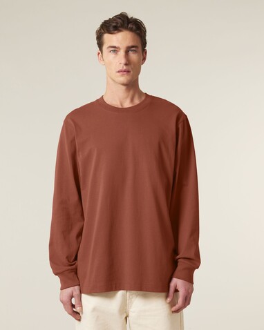 Freestyler Long Sleeve - Das schwere Langarm-Unisex-T-Shirt - Heritage Brown - XXS bedrucken, Art.-Nr. STTU200C7302S