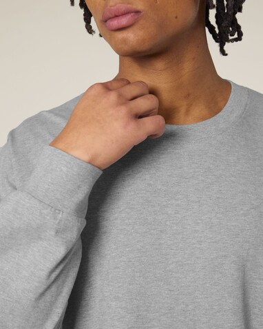 Freestyler Long Sleeve - Das schwere Langarm-Unisex-T-Shirt - Heather Grey - XXL bedrucken, Art.-Nr. STTU200C2502X