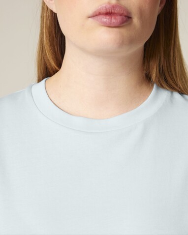 Stella Muser - Das Iconic Damen-T-Shirt - Blue Ice - M bedrucken, Art.-Nr. STTW172C7281M