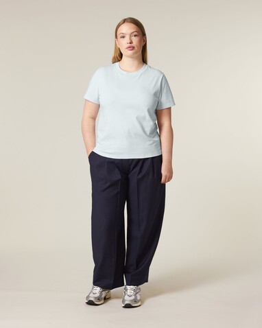 Stella Muser - Das Iconic Damen-T-Shirt - Blue Ice - L bedrucken, Art.-Nr. STTW172C7281L