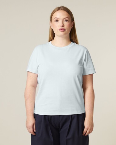 Stella Muser - Das Iconic Damen-T-Shirt - Blue Ice - M bedrucken, Art.-Nr. STTW172C7281M