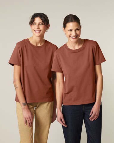 Stella Muser - Das Iconic Damen-T-Shirt - Heritage Brown - XL bedrucken, Art.-Nr. STTW172C7301X
