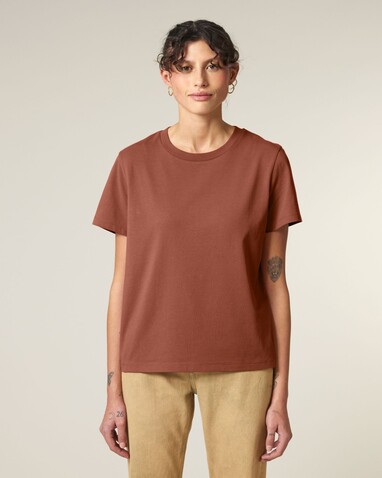 Stella Muser - Das Iconic Damen-T-Shirt - Heritage Brown - M bedrucken, Art.-Nr. STTW172C7301M