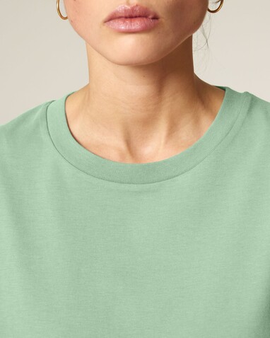 Stella Muser - Das Iconic Damen-T-Shirt - Misty Jade - S bedrucken, Art.-Nr. STTW172C7351S
