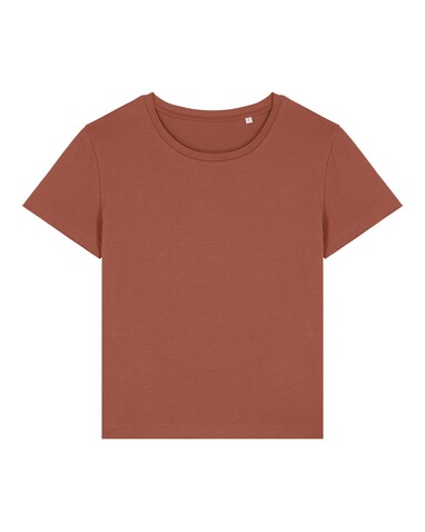 Stella Serena - Das Damen-T-Shirt mit weitem Rundhalsausschnitt - Heritage Brown - XL bedrucken, Art.-Nr. STTW173C7301X