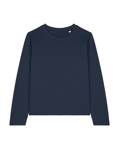 Stella Muser Long Sleeve - Das Iconic Langarm-Damen-T-Shirt - French Navy - S bedrucken, Art.-Nr. STTW219C7271S