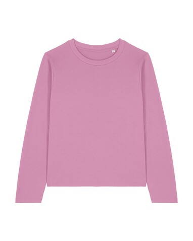 Stella Muser Long Sleeve - Das Iconic Langarm-Damen-T-Shirt - Bubble Pink - L bedrucken, Art.-Nr. STTW219C1291L