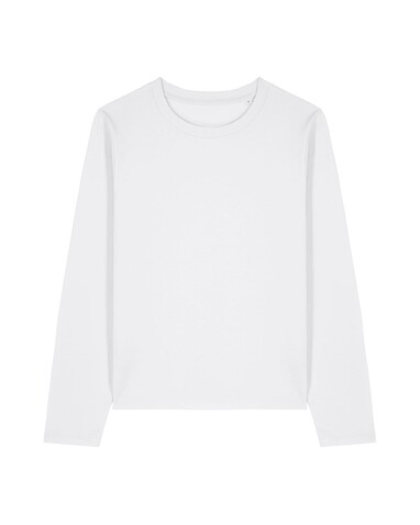 Stella Muser Long Sleeve - Das Iconic Langarm-Damen-T-Shirt - White - S bedrucken, Art.-Nr. STTW219C0011S
