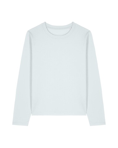 Stella Muser Long Sleeve - Das Iconic Langarm-Damen-T-Shirt - Blue Ice - M bedrucken, Art.-Nr. STTW219C7281M