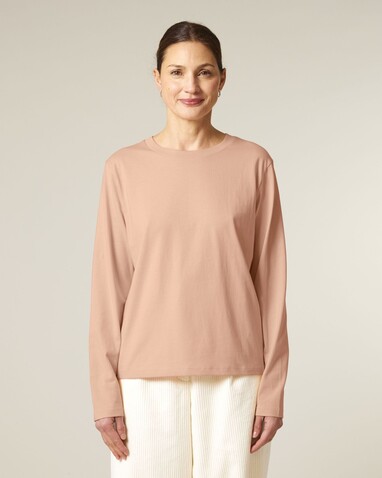 Stella Muser Long Sleeve - Das Iconic Langarm-Damen-T-Shirt - Fraiche Peche - XS bedrucken, Art.-Nr. STTW219C101XS
