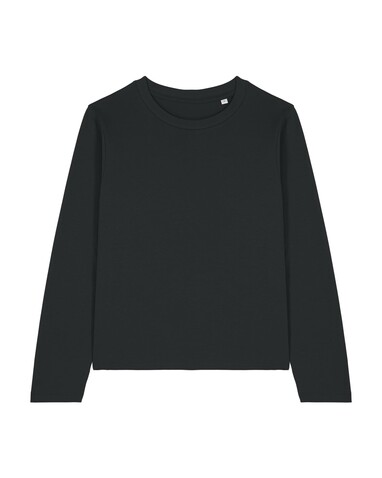 Stella Muser Long Sleeve - Das Iconic Langarm-Damen-T-Shirt - Black - S bedrucken, Art.-Nr. STTW219C0021S