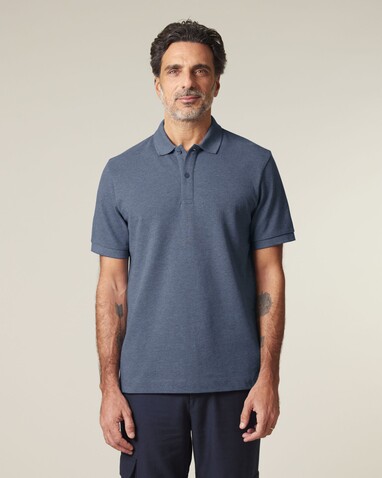 Prepster 2.0 - Das Unisex-Polo - Dark Heather Blue - XS bedrucken, Art.-Nr. STPU222C652XS Prepster 2.0 - Das Unisex-Polo - Dark Heather Blue - XS bedrucken, Art.-Nr. STPU222C652XS