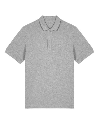 Prepster 2.0 - Das Unisex-Polo - Heather Grey - XS bedrucken, Art.-Nr. STPU222C250XS