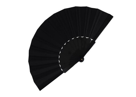 Fächer aus Kunststoff - Schwarz bedrucken, Art.-Nr. LT90522-N0002