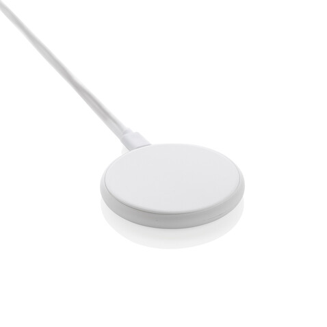 Magnapad magnetisches 3-in-1 15W Ladepad aus RCS rPlastik weiß bedrucken, Art.-Nr. P309.0103 Magnapad magnetisches 3-in-1 15W Ladepad aus RCS rPlastik weiß bedrucken, Art.-Nr. P309.0103