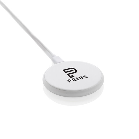 Magnapad magnetisches 3-in-1 15W Ladepad aus RCS rPlastik weiß bedrucken, Art.-Nr. P309.0103 Magnapad magnetisches 3-in-1 15W Ladepad aus RCS rPlastik weiß bedrucken, Art.-Nr. P309.0103