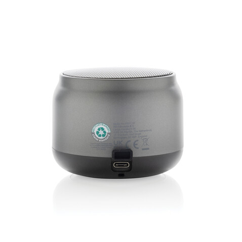 BeatBuddy 3W-Lautsprecher aus RCS recyceltem ABS grau bedrucken, Art.-Nr. P331.0802 BeatBuddy 3W-Lautsprecher aus RCS recyceltem ABS grau bedrucken, Art.-Nr. P331.0802