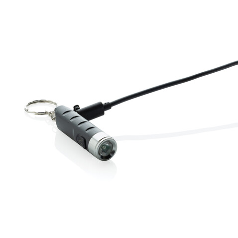 Globix USB Schlüsselanhänger-Taschenlampe aus RCS rABS schwarz bedrucken, Art.-Nr. P514.0201 Globix USB Schlüsselanhänger-Taschenlampe aus RCS rABS schwarz bedrucken, Art.-Nr. P514.0201