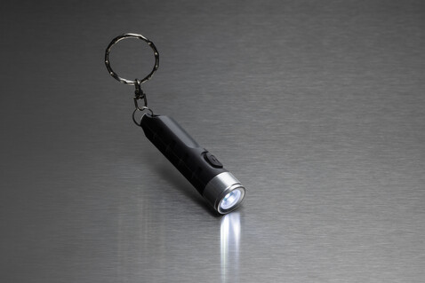 Globix USB Schlüsselanhänger-Taschenlampe aus RCS rABS schwarz bedrucken, Art.-Nr. P514.0201 Globix USB Schlüsselanhänger-Taschenlampe aus RCS rABS schwarz bedrucken, Art.-Nr. P514.0201