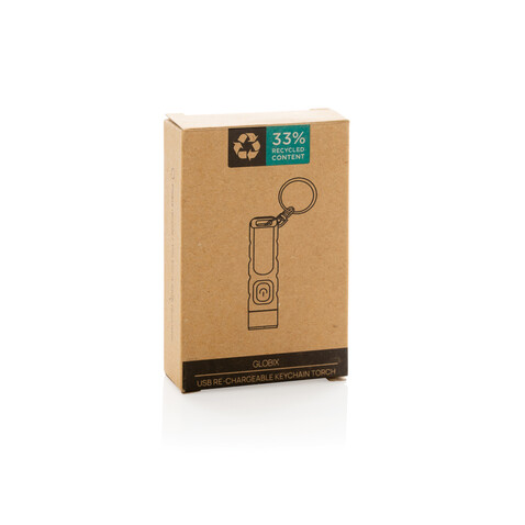 Globix USB Schlüsselanhänger-Taschenlampe aus RCS rABS schwarz bedrucken, Art.-Nr. P514.0201 Globix USB Schlüsselanhänger-Taschenlampe aus RCS rABS schwarz bedrucken, Art.-Nr. P514.0201
