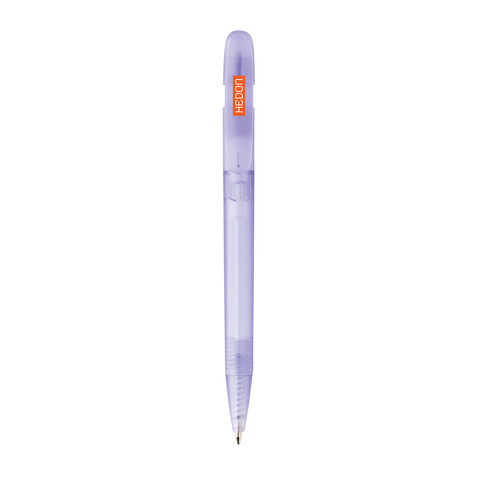 Devin transparenter Stift aus GRS zertifiziertem rABS lila bedrucken, Art.-Nr. P611.2630 Devin transparenter Stift aus GRS zertifiziertem rABS lila bedrucken, Art.-Nr. P611.2630