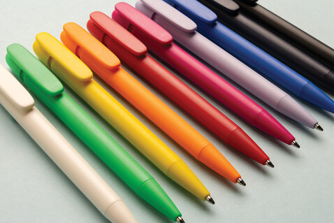 Devin Solid Stift aus GRS zertifiziertem rABS lila bedrucken, Art.-Nr. P611.2730 Devin Solid Stift aus GRS zertifiziertem rABS lila bedrucken, Art.-Nr. P611.2730