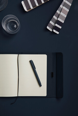 VINGA Baltimore Stift aus RCS recyceltem Stainless-Steel navy blau bedrucken, Art.-Nr. V1690025 VINGA Baltimore Stift aus RCS recyceltem Stainless-Steel navy blau bedrucken, Art.-Nr. V1690025