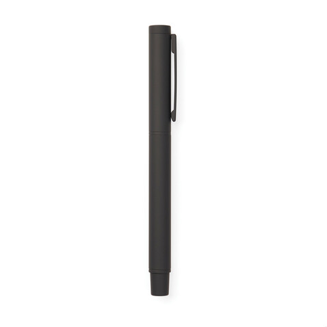 VINGA Baltimore Stift aus RCS recyceltem Stainless-Steel schwarz bedrucken, Art.-Nr. V1690001