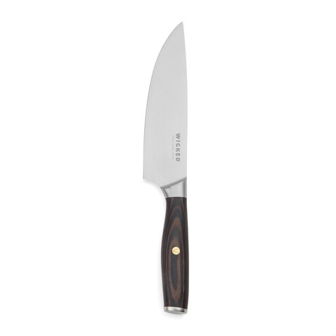 VINGA Tara Chef-Messer aus Stahl Stahl, braun bedrucken, Art.-Nr. V2613109