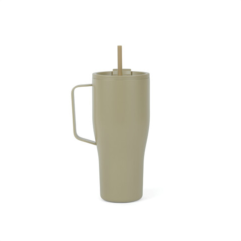 VINGA Eos Voyager 800ml Flasche aus RCS rec. Stainless-Steel grün, grün bedrucken, Art.-Nr. V4320407